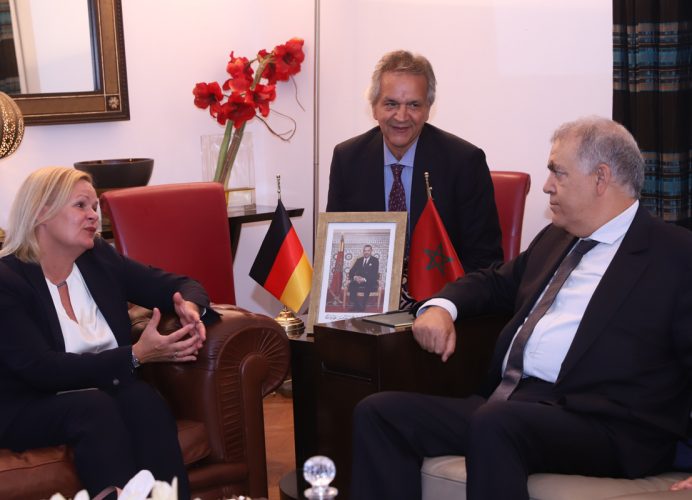 وزيرة الداخلية الألمانية تنوه بالتدابير الناجعة والفعالة التي تبناها المغرب بشكل استعجالي لمواجهة آثار زلزال الحوز