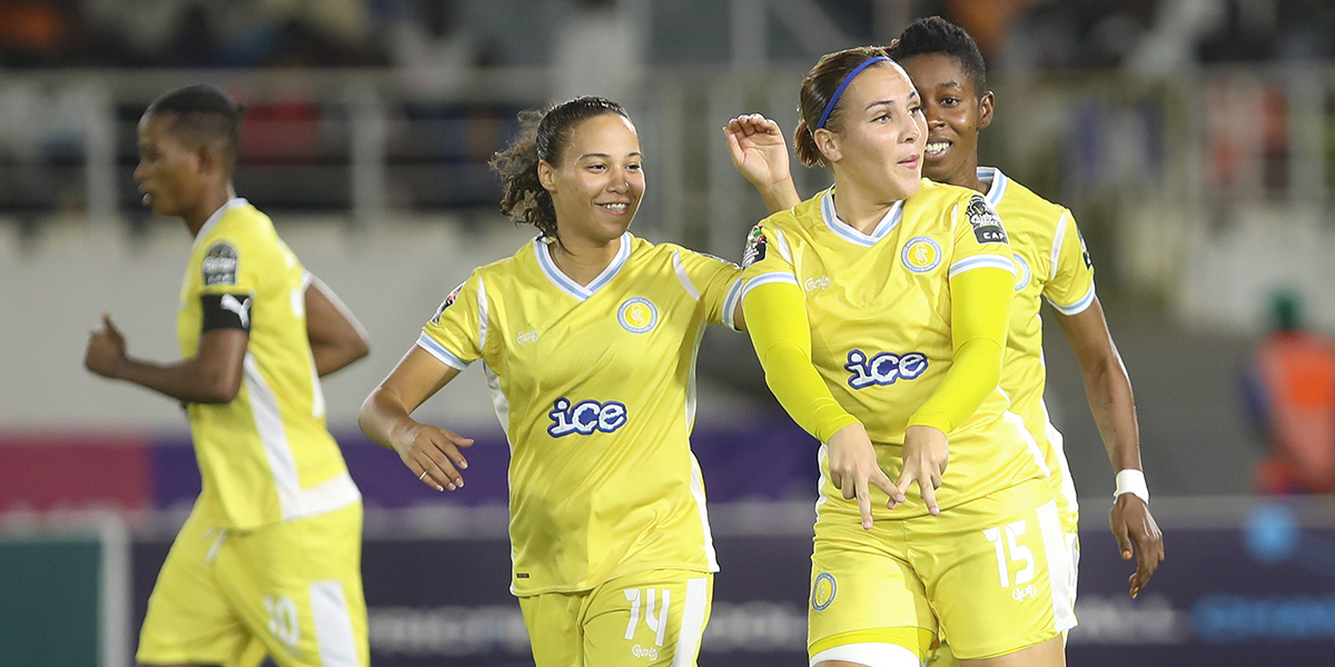 سبورتينغ البيضاوي يحقق تأهلا تاريخيا إلى نهائي دوري أبطال إفريقيا لكرة القدم للسيدات المقامة حاليا بكوت ديفوار