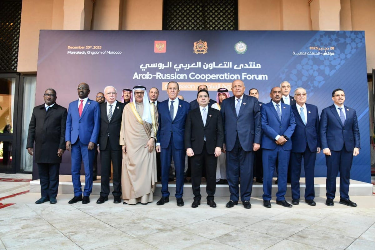 منتدى التعاون العربي – الروسي 2023 يفتتح أشغال دورته السادسة بمراكش