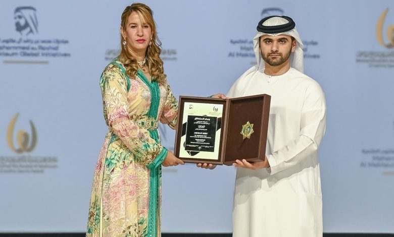 تتويج مفتش الشرطة ممتاز بشرى كربوبي بجائزة محمد بن راشد آل مكتوم للإبداع الرياضي