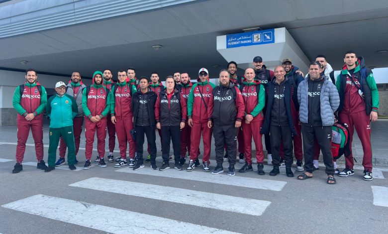 المنتخب الوطني المغربي لكرة السلة يتجه صوب تونس لخوض المباراة الفاصلة أمام منتخب ليبيا