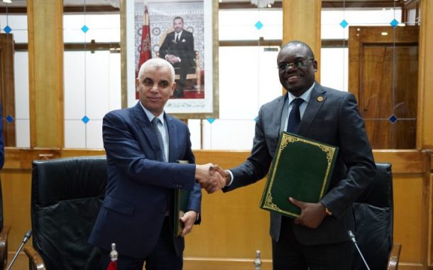 مراسيم المصادقة والتوقيع على اتفاقية استضافة المملكة المغربية للمؤتمر الدولي الرابع حول الصحة العامة بإفريقيا