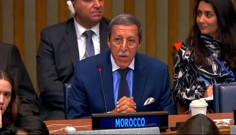 هلال أمام الجمعية العامة: المغرب أول بلد يقوم بنقل مساعدات إنسانية عبر طريق بري إلى سكان غزة