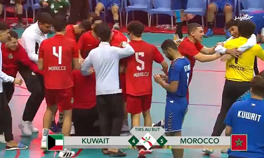 بأقمصة تتضمن خريطة المملكة.. المنتخب المغربي لكرة اليد يحرز لقب البطولة العربية للشباب