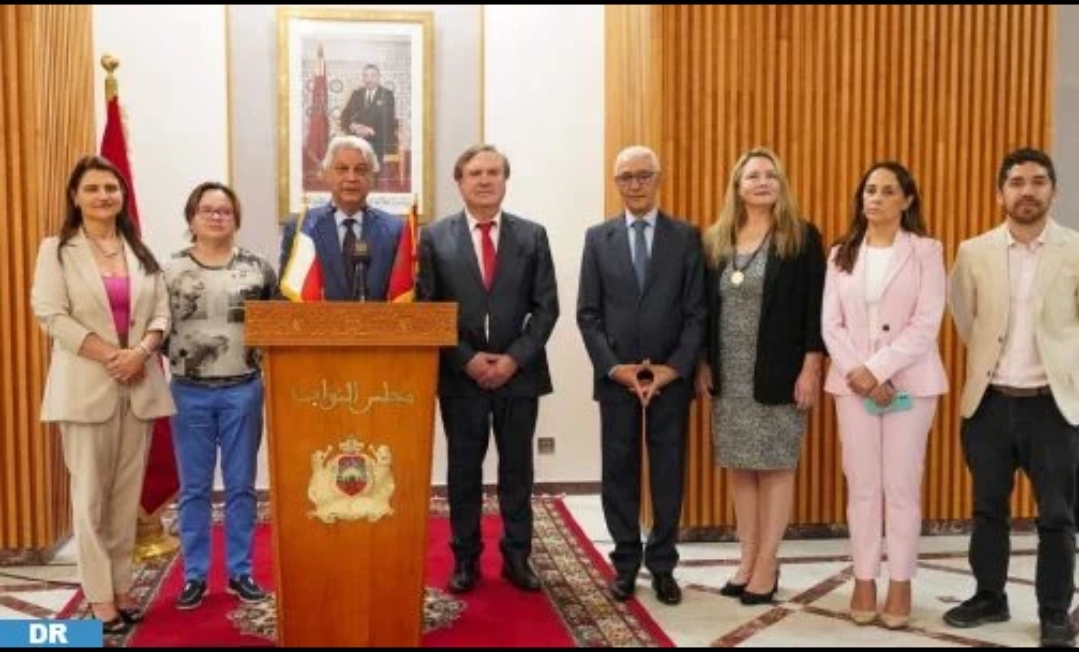 تعزيز التعاون.. محور مباحثات العلمي مع رئيس مجموعة الصداقة البرلمانية الشيلي- المغرب