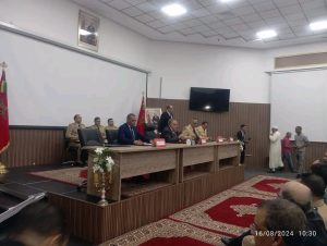 عامل إقليم برشيد يشرف على حفل تنصيب رجال السلطة الجدد
