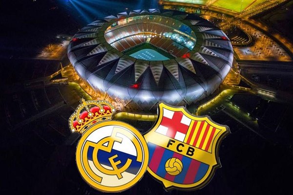 كلاسيكو الريال وبرشلونة في السعودية