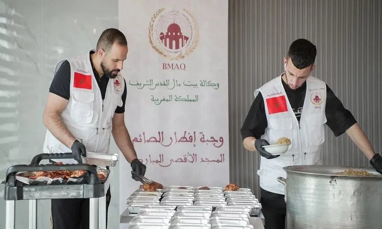 وكالة بيت مال القدس تشرع في توزيع المساعدات الغذائية على المَقدِسِيين بمناسبة شهر رمضان الكريم
