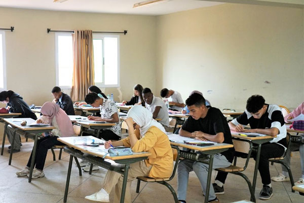 انطلاق اختبارات الدورة العادية للامتحان الوطني الموحد لنيل شهادة البكالوريا في المغرب برسم دورة 2025