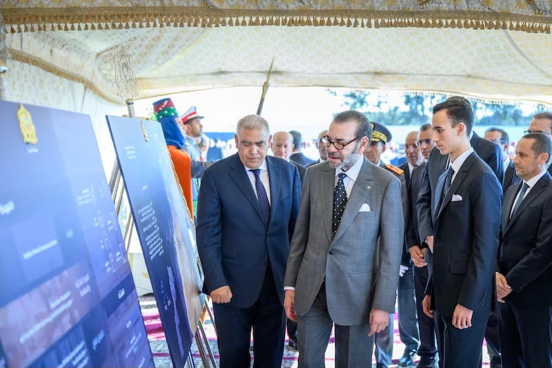 الملك محمد السادس يعطي انطلاقة إحداث منصة المخزون والاحتياطات الأولية لجهة الرباط- سلا- القنيطرة