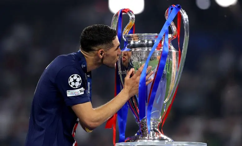 حكيمي يكتب التاريخ ويصبح ثالث لاعب عربي يسجل في نهائي دوري أبطال أوروبا