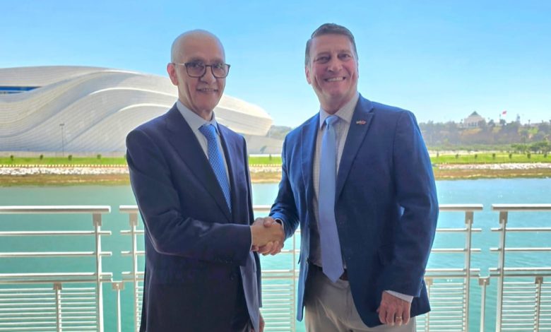 رئيس مجلس النواب السيد راشيد الطالبي العلمي يستقبل وفداً من الكونغرس الأمريكي برئاسة النائب السيد روني جاكسون