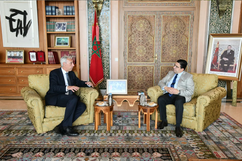 ناصر بوريطة يستقبل الممثل الخاص للاتحاد الأوروبي لمنطقة الساحل
