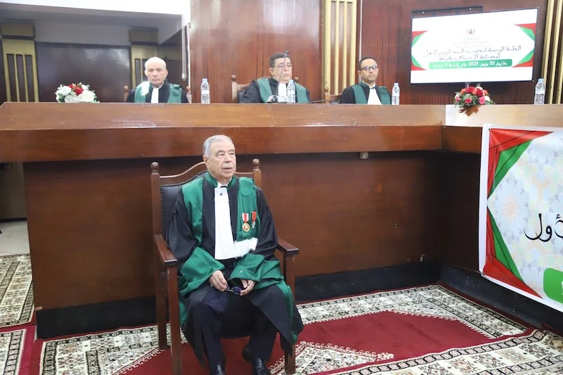 تنصيب إدريس شرفي رئيسا لمحكمة الاستئناف بطنجة خلفا لبوشعيب محب