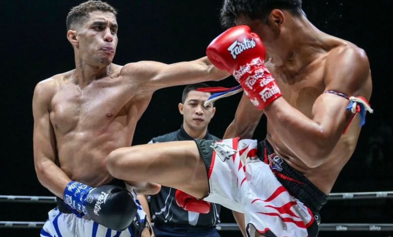 البطل المغربي حمزة رشيد يفوز بنزاله الاحترافي ضمن السلسلة الدولية للمواي طاي 