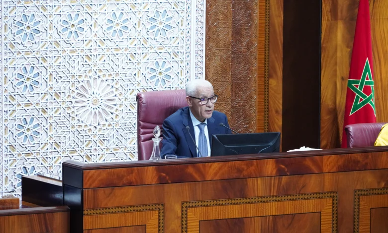 السيد الطالبي العلمي يختتم الدورة الثانية من السنة التشريعية الرابعة بتأكيد الالتزام الوطني والتنمية الشاملة