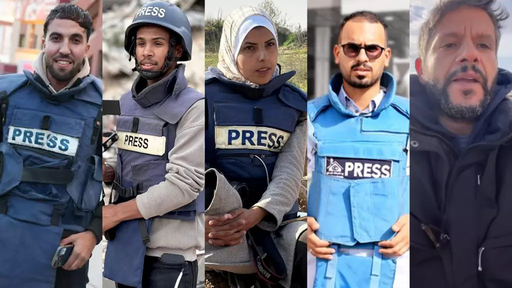 مقتل خمسة صحافيين في غارتين إسرائيليتين على مجمع ناصر الطبي بقطاع غزة