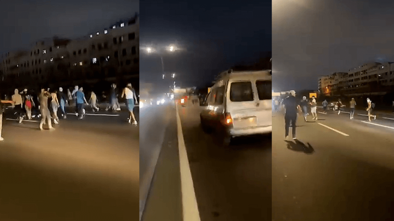 الوكيل العام للملك يتابع 18 شابا بتهمة عرقلة الطريق السيار بالدار البيضاء