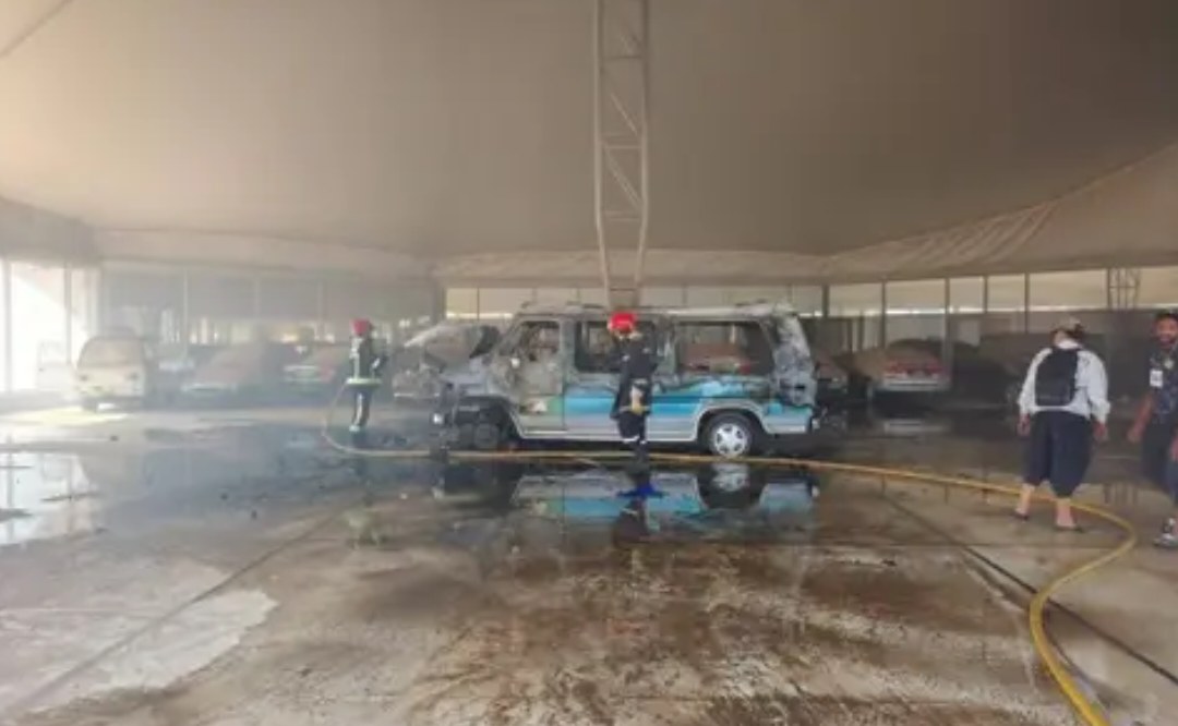 إضرام النار في معرض لبيع السيارات بمراكش وإيقاف المشتبه فيه في وقت قياسي