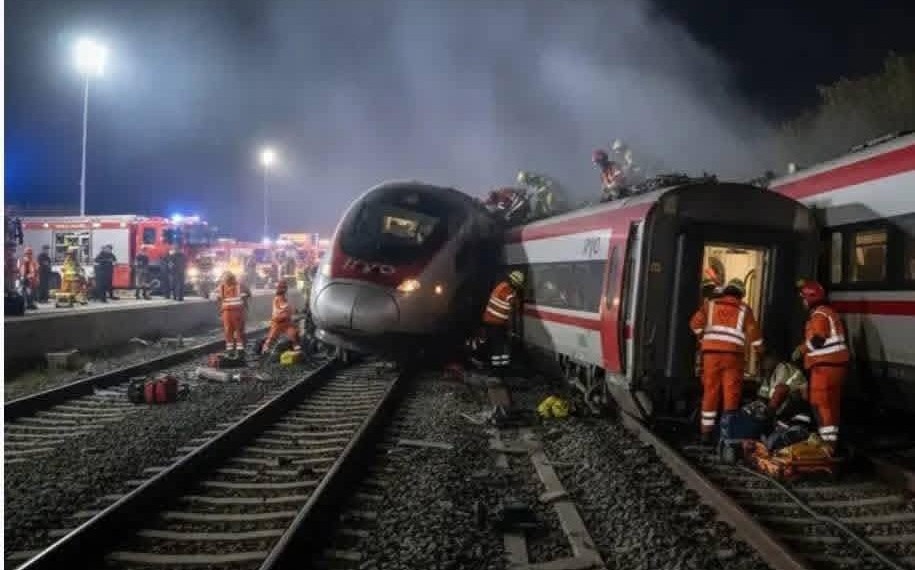 تحقيق أولي يكشف عن أسباب اصطدام قطارين فائقي السرعة بإسبانيا