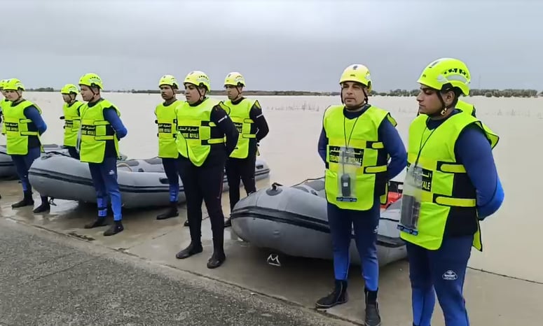 الدرك الملكي يخرج معدات متطورة لإنقاذ أرواح الفيضانات