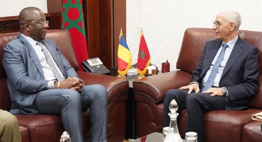 الطالبي العلمي يجري محادثات مع رئيس المجلس الدستوري لجمهورية تشاد