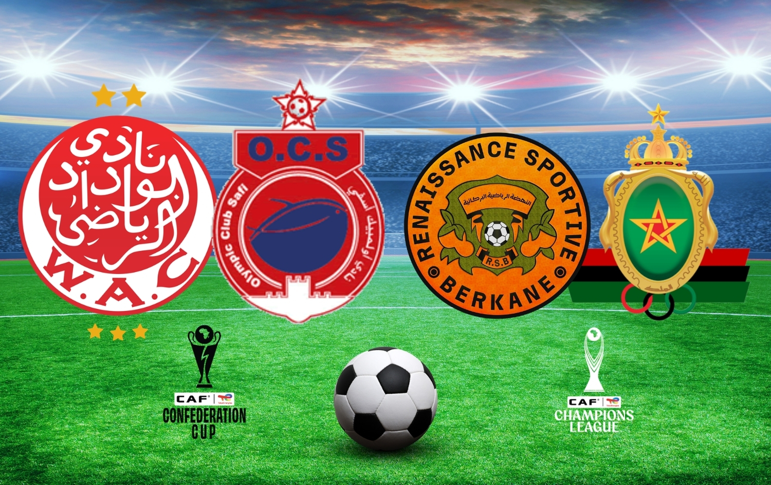 قرعة ربع نهائي دوري أبطال إفريقيا وكأس الكونفدرالية الإفريقية تضع الأندية المغربية في مواجهات حارقة