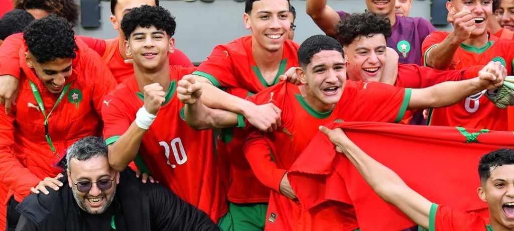 ​أشبال الأطلس يكتسحون الجزائر بثلاثية نظيفة ويتصدرون تصفيات شمال إفريقيا ببنغازي