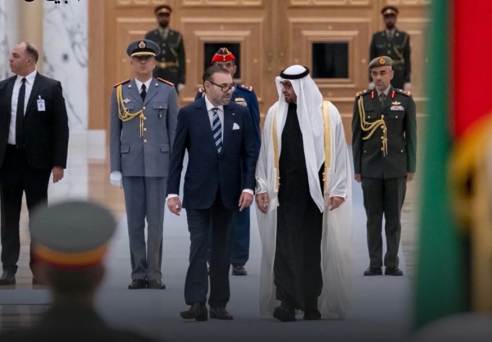الملك محمد السادس يؤكد تضامن المغرب مع دولة الإمارات العربية المتحدة