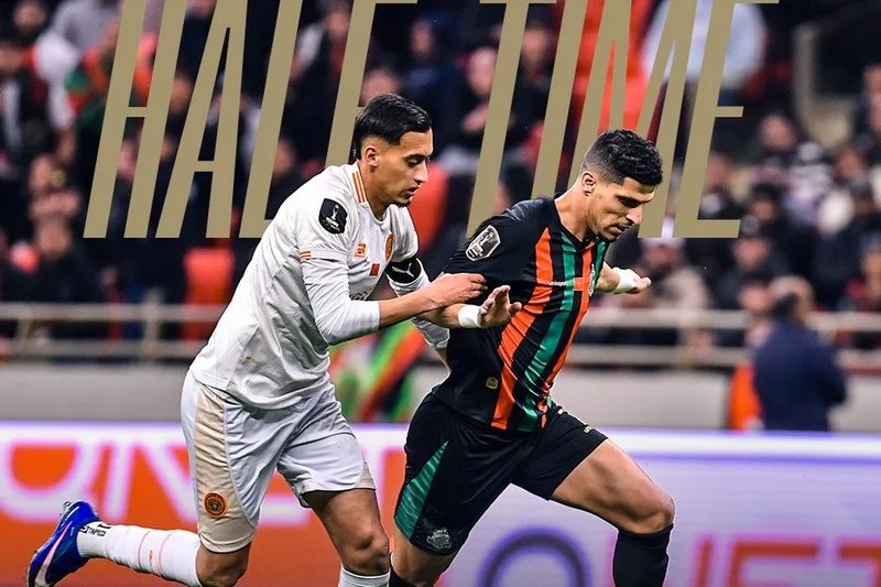 ذهاب نصف نهائي دوري أبطال إفريقيا.. الجيش الملكي يهزم نهضة بركان بهدفين نظيفين