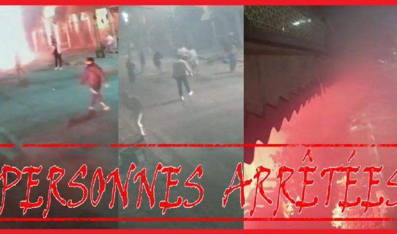 توقيف 4 أشخاص بعد رشق محل تجاري بالحجارة والشهب النارية بمراكش