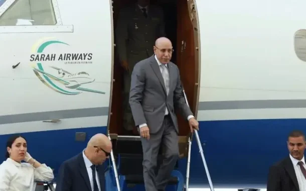 طائرة مغربية خاصة تتولى نقل الرئيس الموريتاني إلى الإمارات