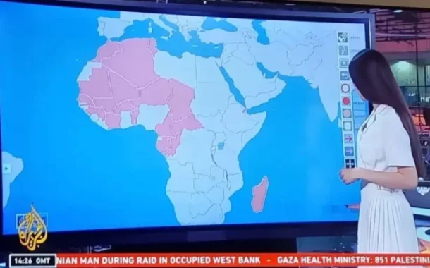 خريطة المغرب مبتورة من صحرائه تجر قناة 