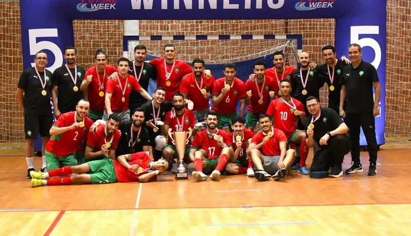 المنتخب الوطني لكرة القدم داخل القاعة يُتوَّج بلقب الدوري الدولي الودي بكرواتيا