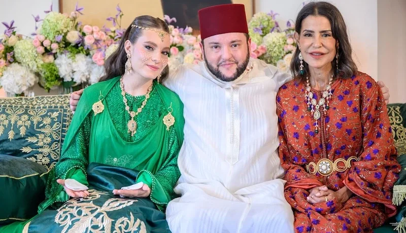 الملك محمد السادس يبارك عقد قران نجل الأميرة للا مريم مولاي إدريس الفيلالي