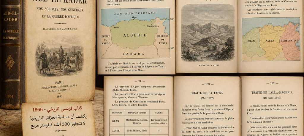 كتاب فرنسي عمره 160 عاما يكشف الحدود الحقيقية للجزائر