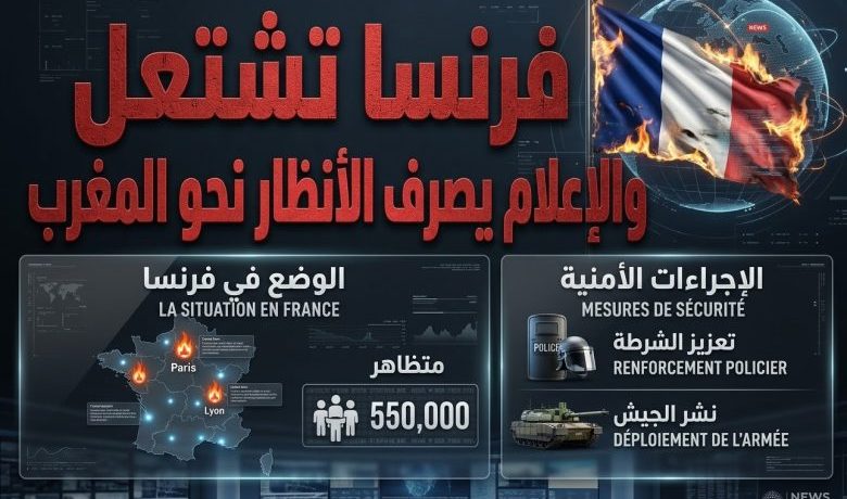 احتجاجات فرنسا تفتح النقاش حول أداء إعلامها وتغطية قضايا المغرب
