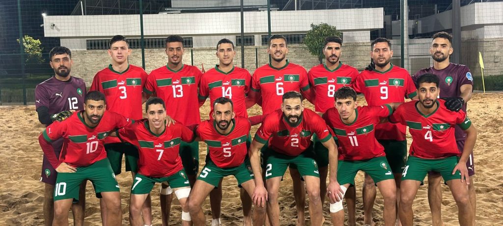 المنتخب الوطني المغربي لكرة القدم الشاطئية يحسم التأهل القاري بانتصار عريض على ليبيا
