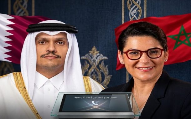 فاطمة الزهراء المنصوري تتلقى تهنئة من الشيخ محمد بن عبد الرحمن بن جاسم آل ثاني بمناسبة تولي رئاسة الحكومة